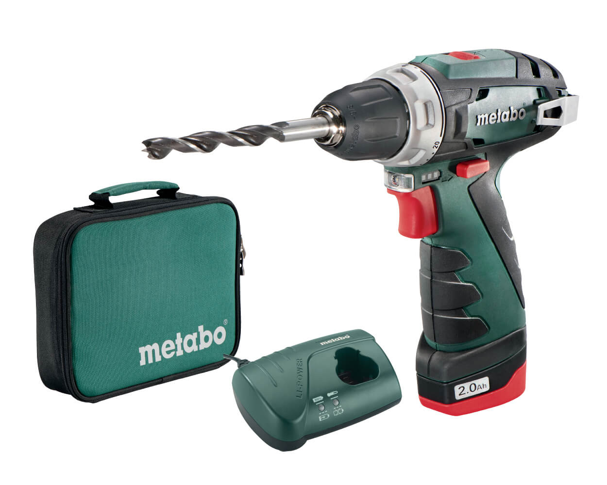 Акумуляторний дриль-шуруповерт Metabo PowerMaxx BS Сумка для інструменту (600079500)