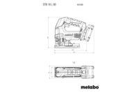 Акумуляторний лобзик Metabo STB 18 L 90 (601048850)